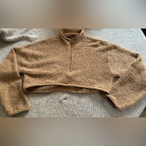 SKIMS Cozy Knit Cropped Pullover